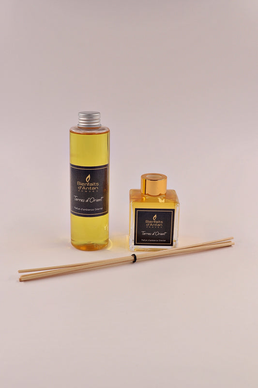 Diffuseur bâtonnets 100 ml et sa recharge 200 ml - Parfum Oriental