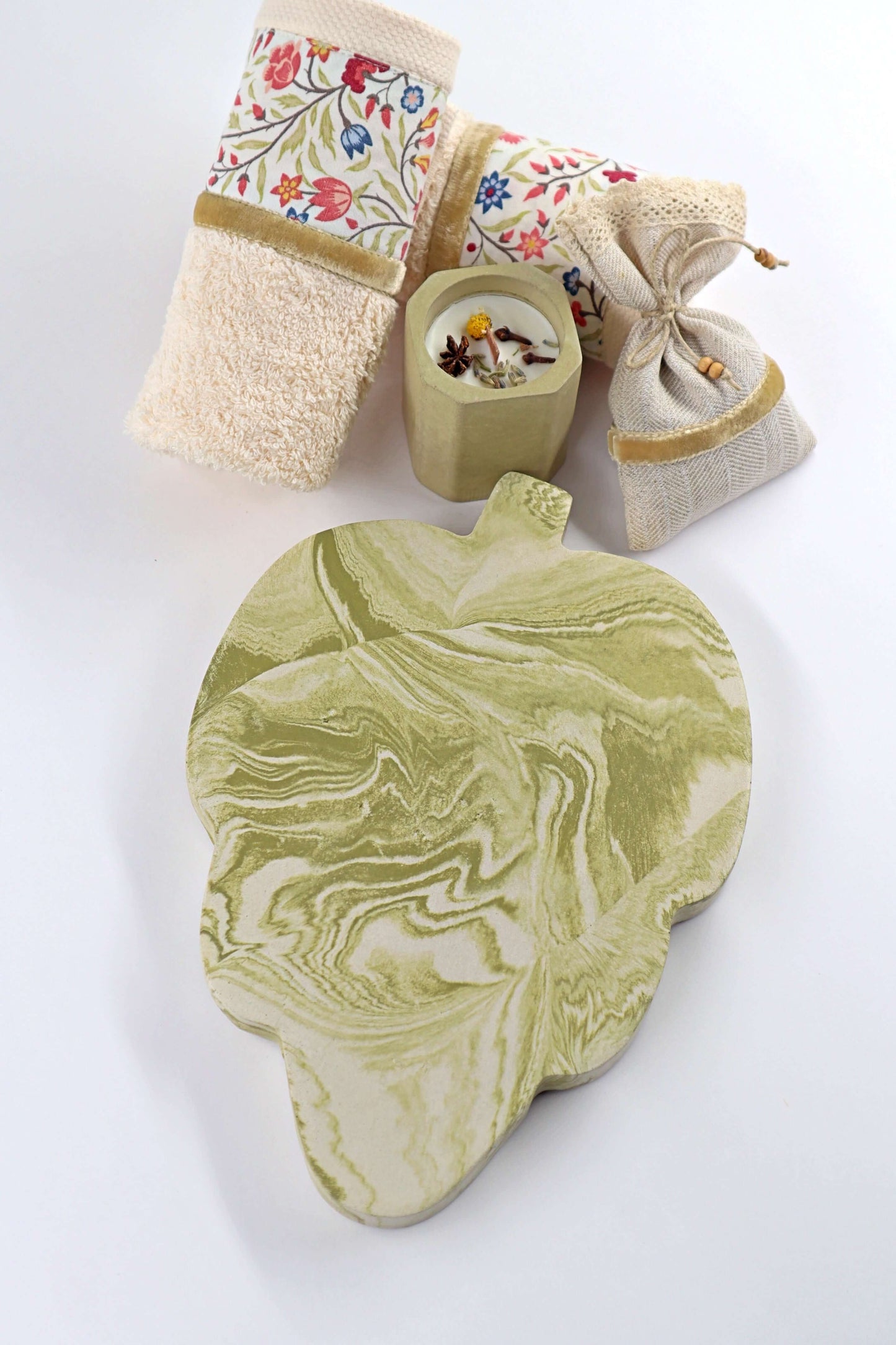 Pack Fleur salle de bain - Beige