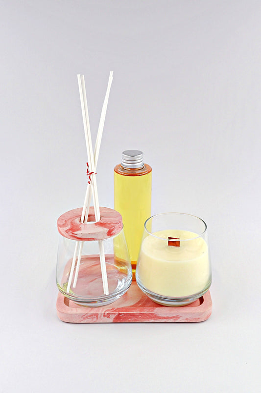 "Subtle Elegance" Candle and Diffuser Box