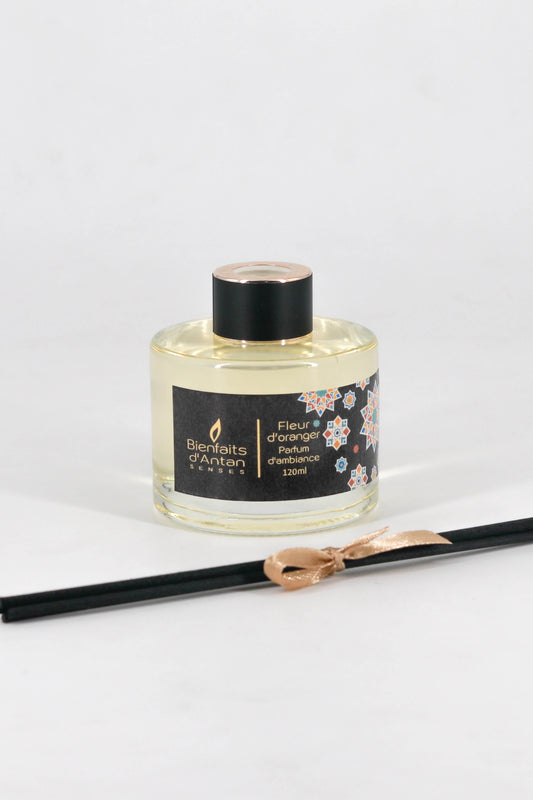 Diffuseur bâtonnets 120 ml - Fleur d'oranger