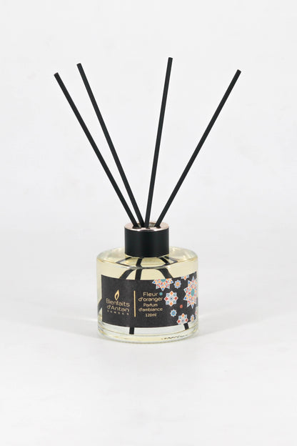 Diffuseur bâtonnets 120 ml - Fleur d'oranger