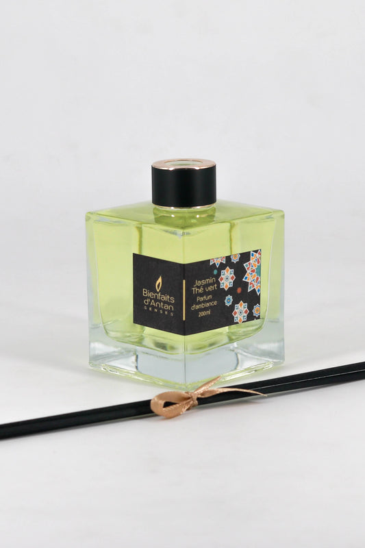 Diffuseur bâtonnets 200 ml - Jasmin et Thé vert