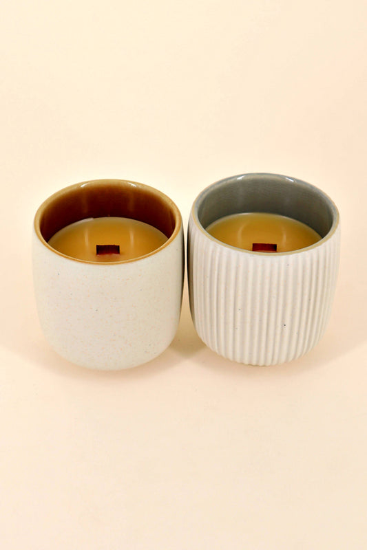 Set of two ''Flowers and Citrus" Candles